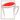 matt white / red