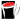 matt black / red