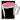 black / pink