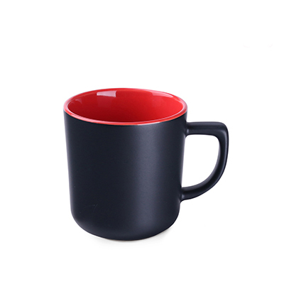 matt black / red