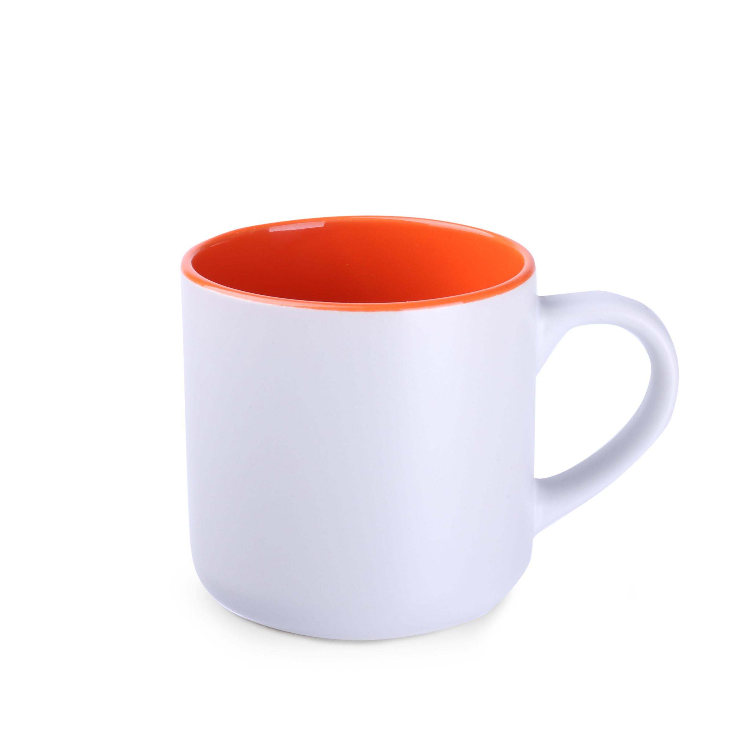 matt white / orange