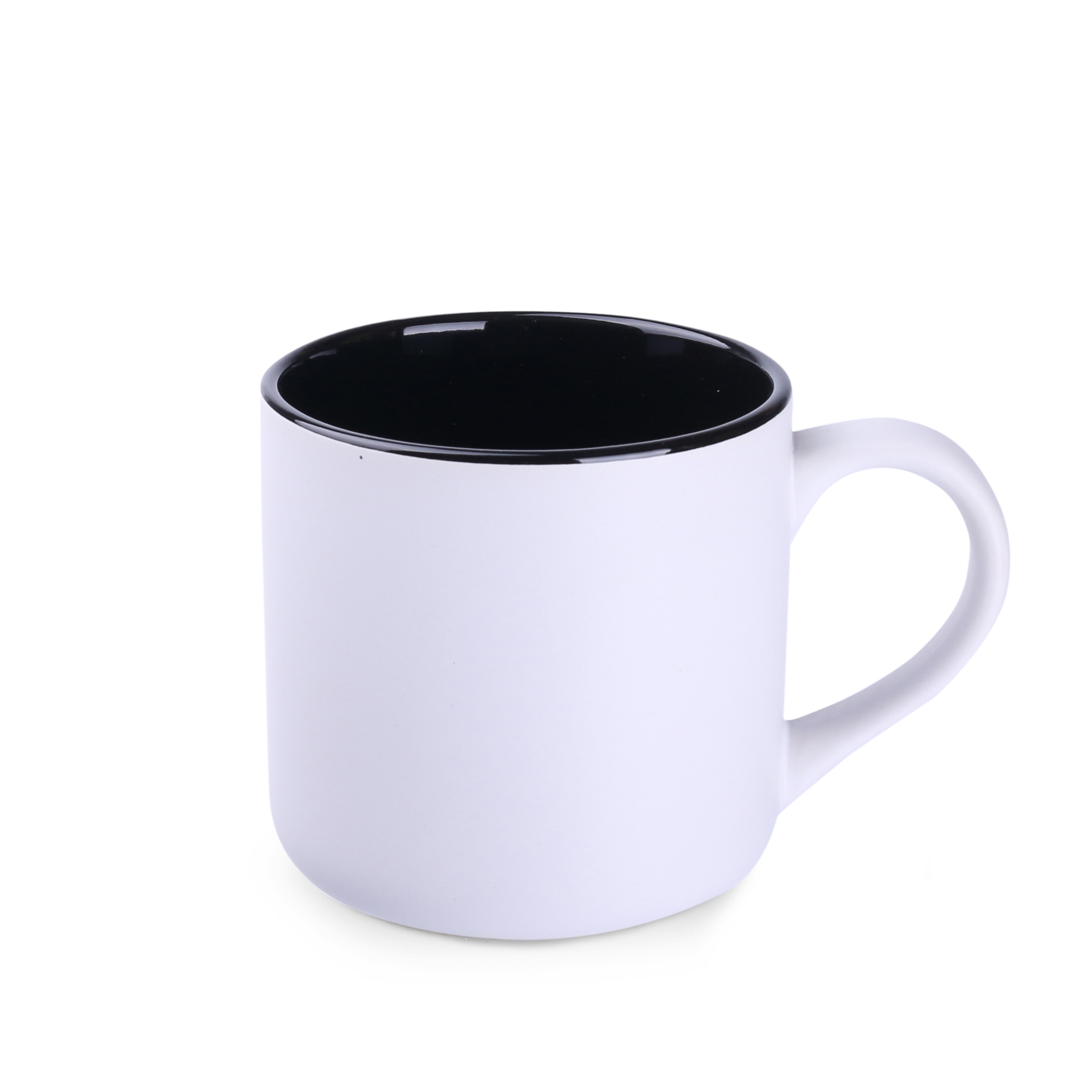 matt white / black