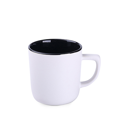 matt white / black