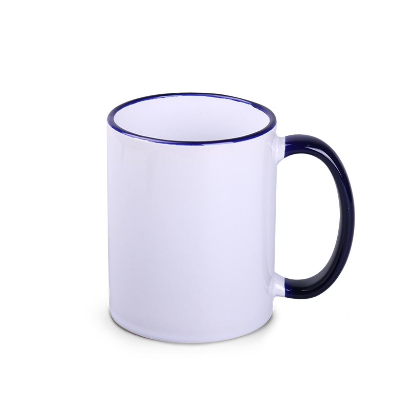 white / navy blue
