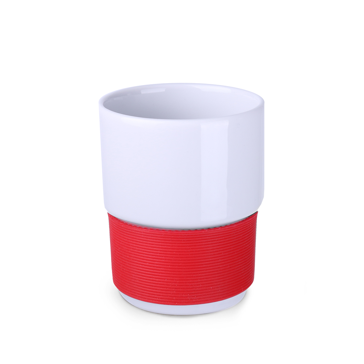 white / red