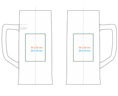 Standard imprint areas
