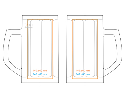 Standard imprint areas