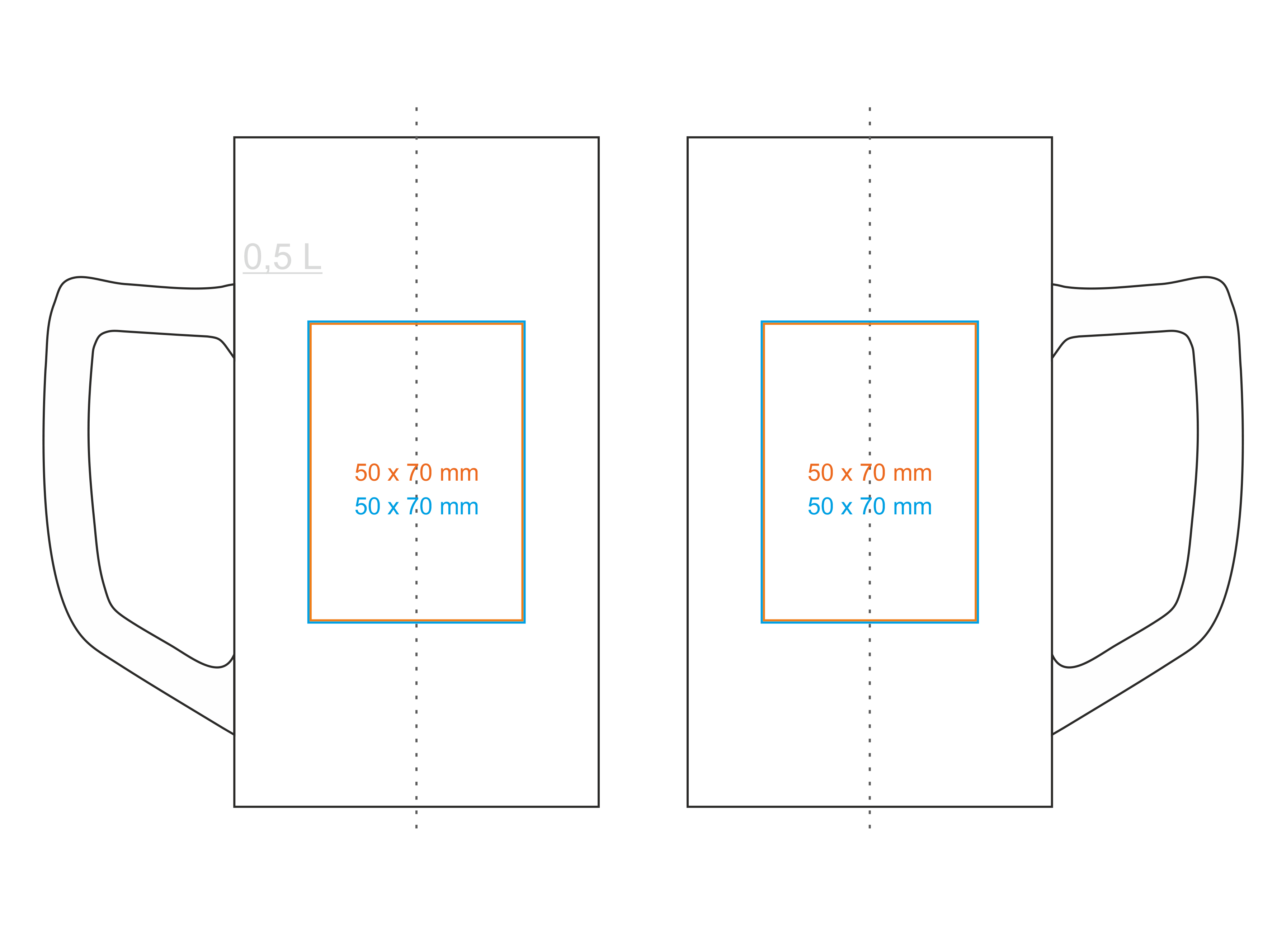 Standard imprint areas