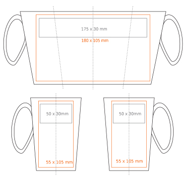 Standard imprint areas