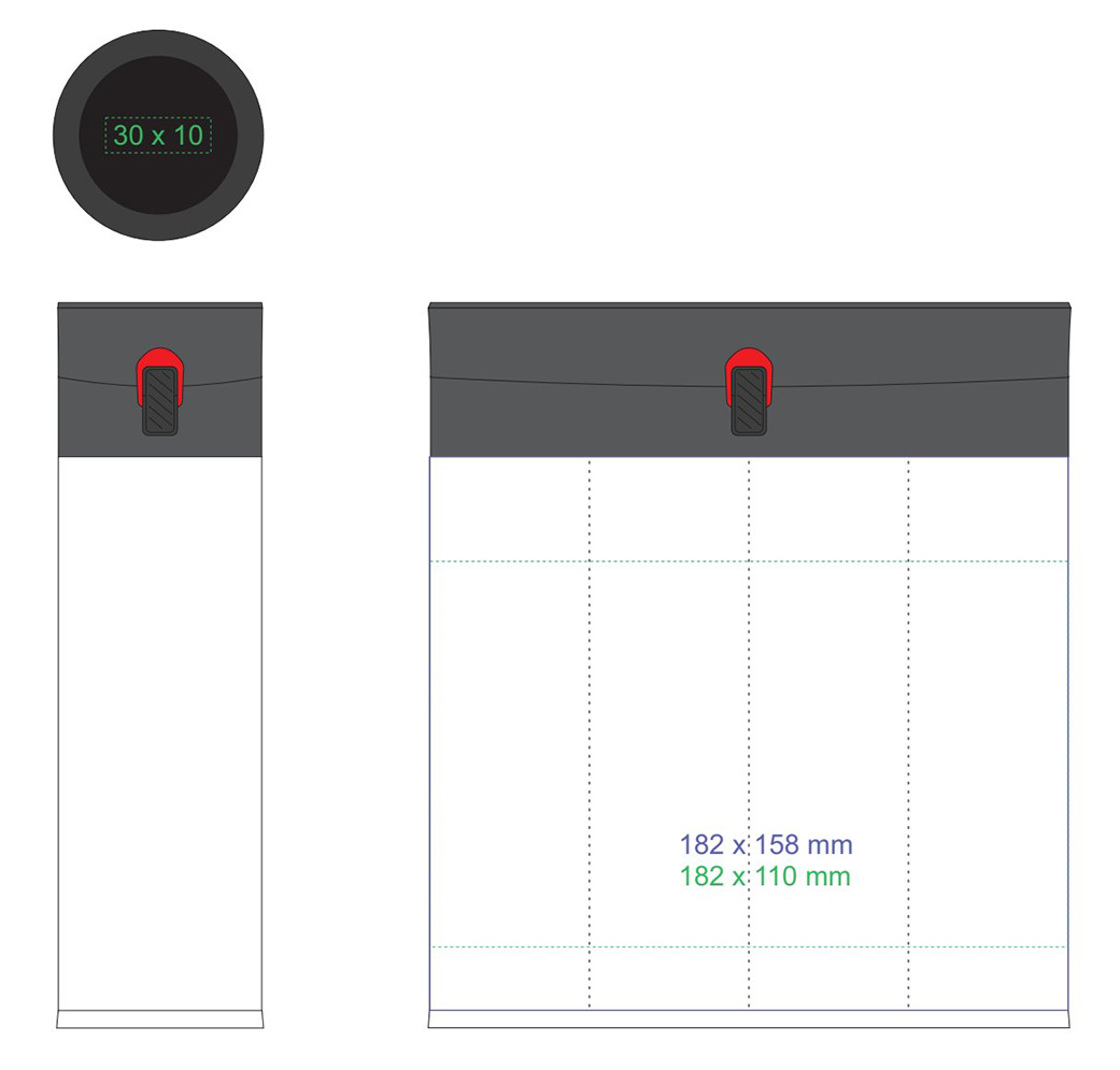 Standard imprint areas