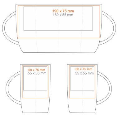 Standard imprint areas
