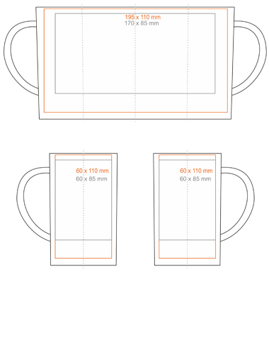 Standard imprint areas