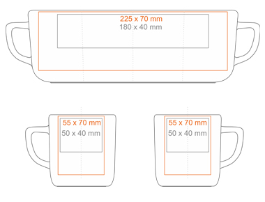 Standard imprint areas