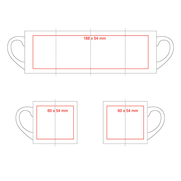 Standard imprint areas
