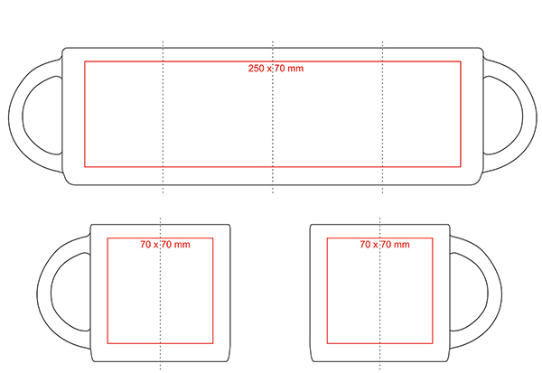 Standard imprint areas