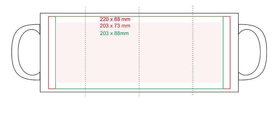 Standard imprint areas